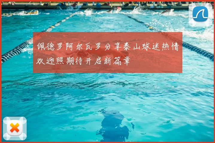 佩德罗阿尔瓦罗分享泰山球迷热情欢迎照期待开启新篇章
