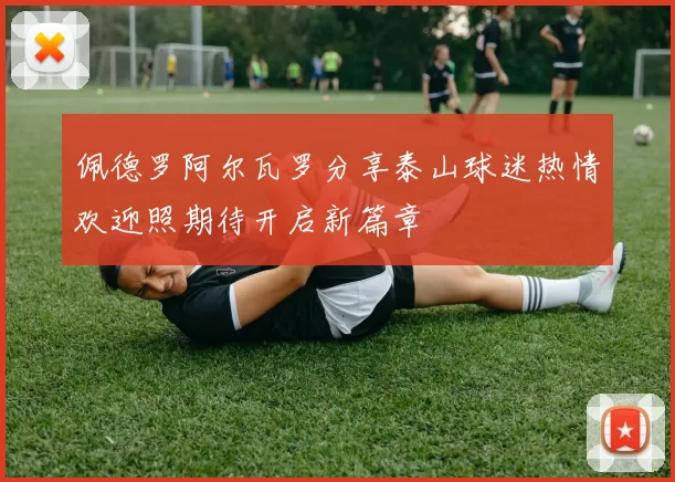 佩德罗阿尔瓦罗分享泰山球迷热情欢迎照期待开启新篇章